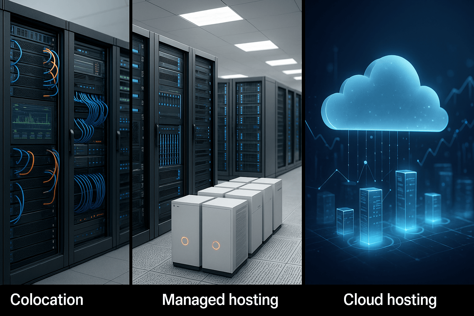 Managed Hosting Vs Colocation Vs Cloud Hosting QuoteColo